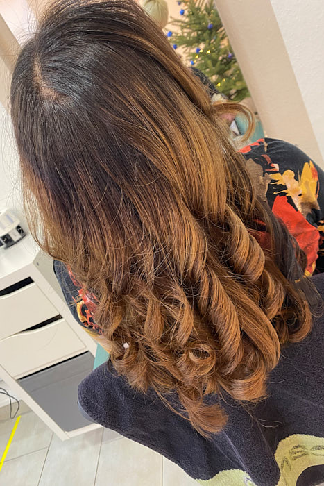 Balayage Dresden Ansatz nachher